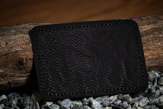 Fuskläderpatch med självhäftande baksida för gravyr