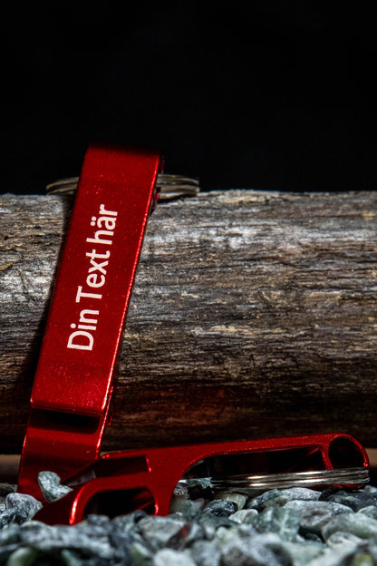 Personlig kapsylöppnare med gravyr – flera färger