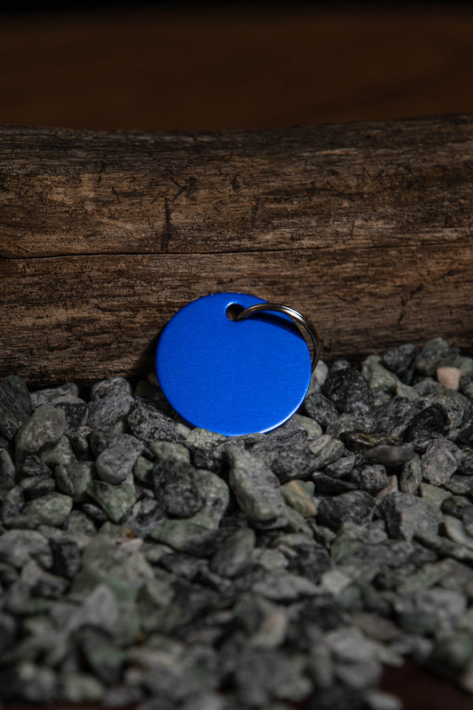 Elegant och personlig – rund aluminiumtag