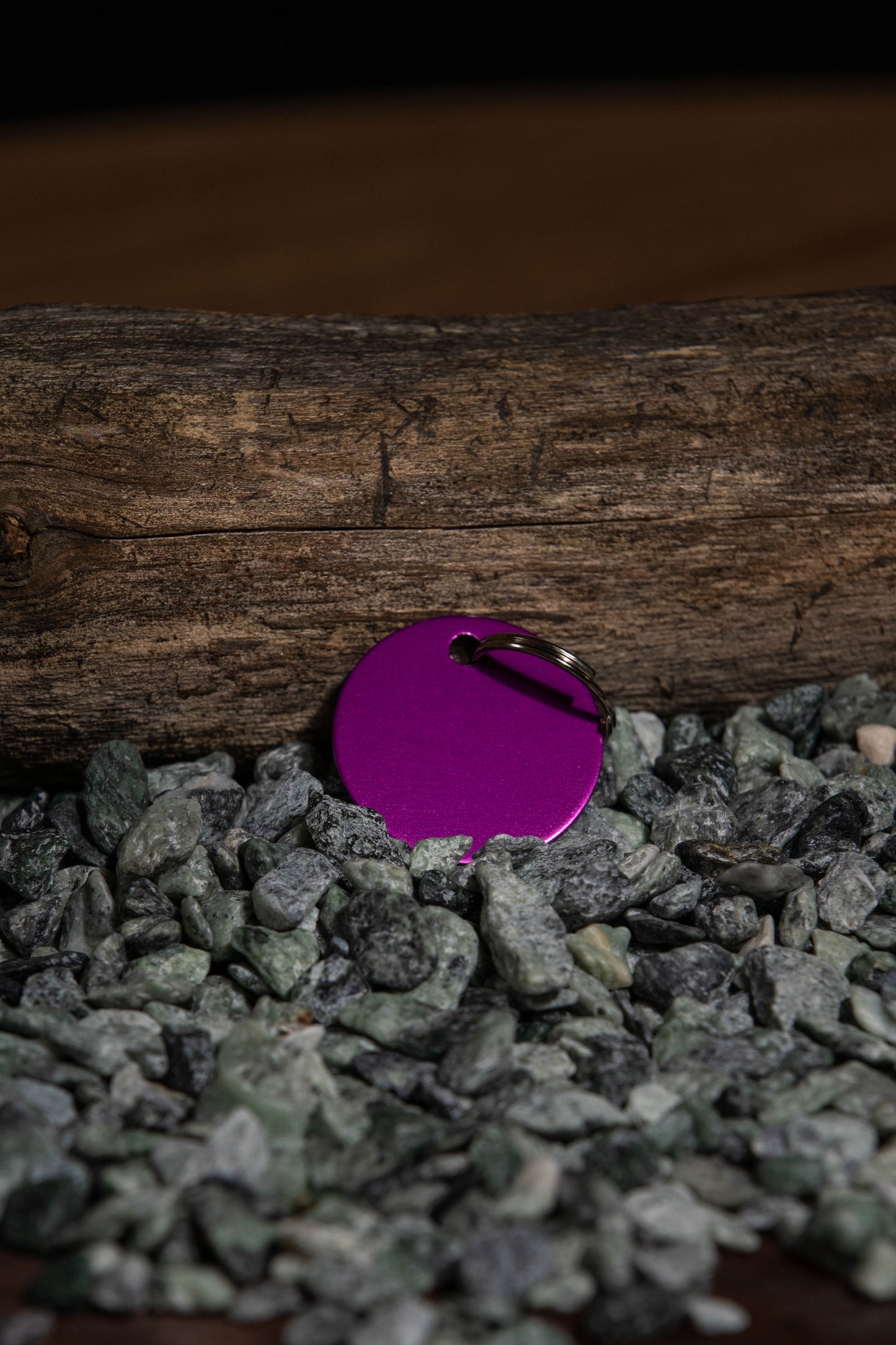 Elegant och personlig – rund aluminiumtag