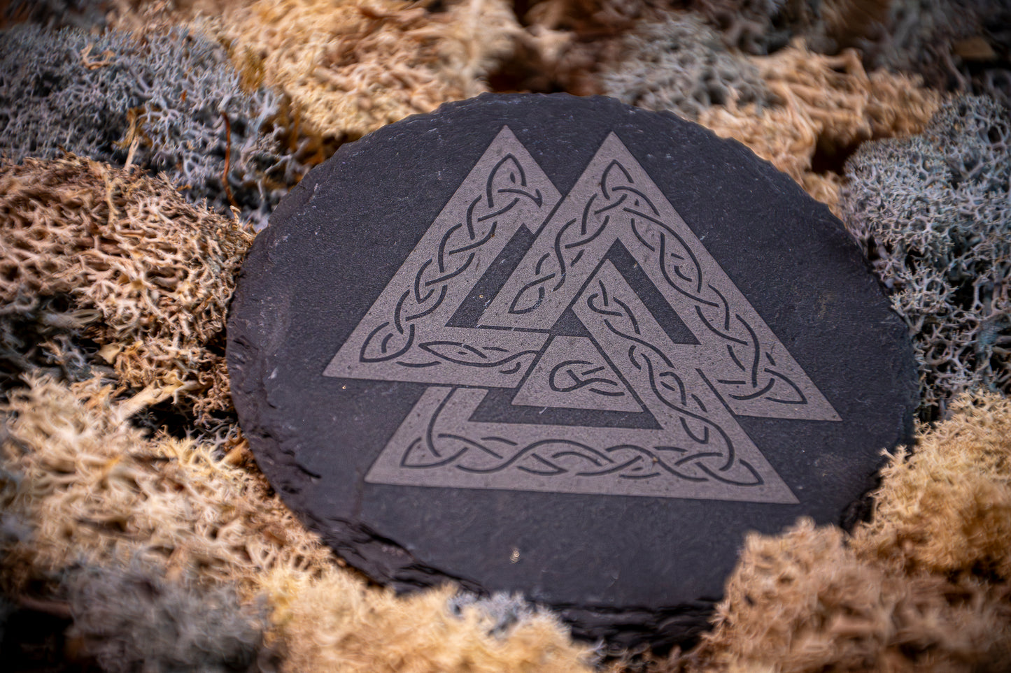 Skifferunderlägg – Valknut (paket)