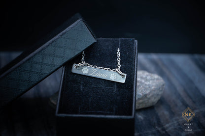 Halsband med egen gravyr – Rostfritt