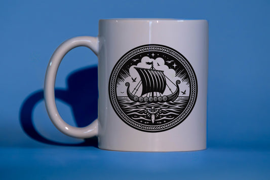 Vikingamugg – Långskeppet i cirkel