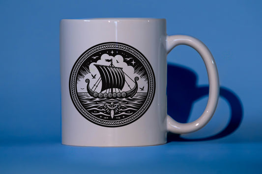 Vikingamugg – Långskeppet i cirkel