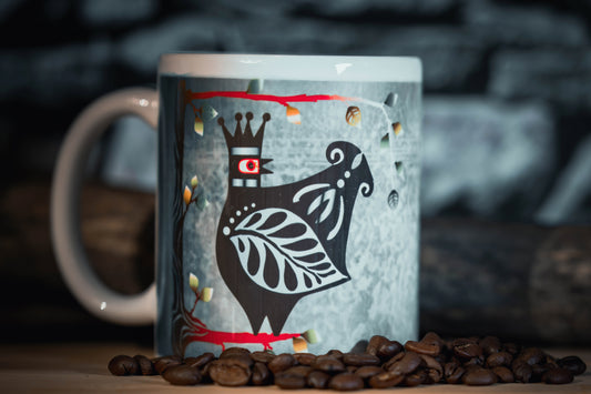 Kaffemugg – Kungafåglar Design 3