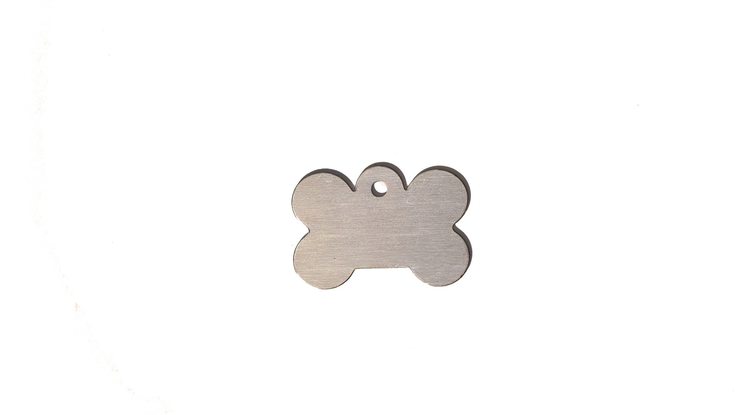 Dogtag – Hundbensformad i Aluminium