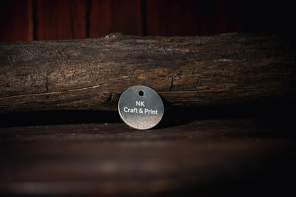 Dogtag – Rund i Aluminium